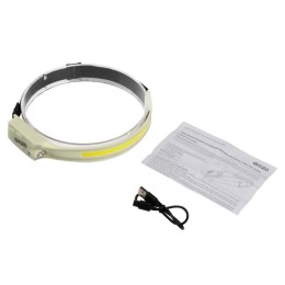 Фонарь аккумуляторный налобный ФАZА AccuFH3-L3W/L3W-GLOW 3Вт COB+3Вт XPE (5режимов упраление жестами