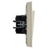 Выключатель 2-кл. СП BRITE ВСР10-2-0-БрКр 10А в сборе беж. IEK BR-V20-0-10-K10-F