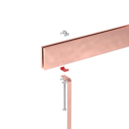 Скоба медная 25мм 2 шины на фазу DKC R5BBCB225