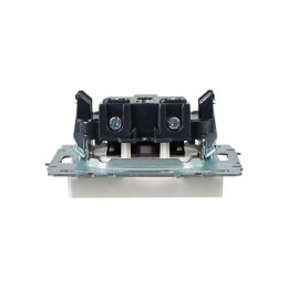 Розетка СП BRITE РСш10-2-БрЖ 10А без заземл. защ. шторки механизм жемчуж. IEK BR-R13-10-K36