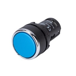 Кнопка нажимная моноблочная 22мм IP 40 1НО EMAS MB100DM