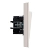 Выключатель 2-кл. СП BRITE ВСР10-2-0-БрЖ 10А в сборе жемчуж. IEK BR-V20-0-10-K36-F