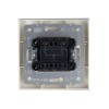 Выключатель 2-кл. СП BRITE ВСР10-2-0-БрЖ 10А в сборе жемчуж. IEK BR-V20-0-10-K36-F