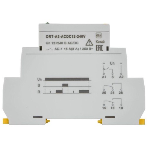 Реле задержки включения ORT 2 контакта 12-240В AC/DC IEK ORT-A2-ACDC12-240V