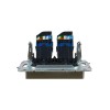 Розетка компьютерная двойн. СП RJ45 кат.6 BRITE РК11-2-БрШ механизм шампань IEK BR-K20-2-K37