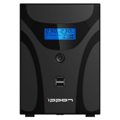 Источник бесперебойного питания Smart Power Pro II 1200 720Вт 1200В.А черн. IPPON 1005583