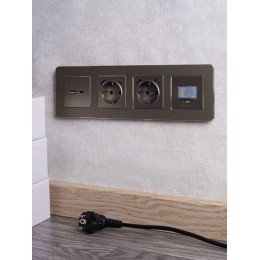 Датчик движения BRITE ДС10-1-БрШ механизм шампань IEK BR-MS10-N-150-05-K37