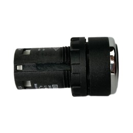 Кнопка нажимная моноблочная 22мм IP 40 1НО+1НО черн. EMAS MB101DH