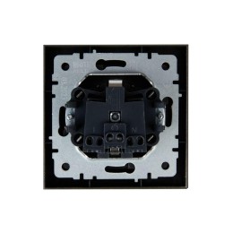 Розетка СП BRITE РСР14-1-0-БрШ 16А в сборе с заземл. защ. шторки шампань IEK BR-R14-16-K37-F