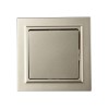 Выключатель 1-кл. СП BRITE ВСР10-1-0-БрШ 10А в сборе шампань IEK BR-V10-0-10-K37-F