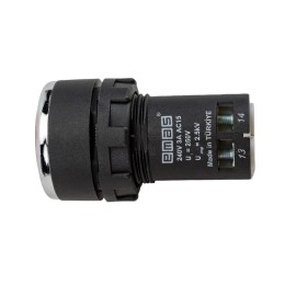 Кнопка нажимная моноблочная 22мм IP 40 1НО+1НЗ красн. EMAS MB102DK