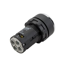 Кнопка нажимная моноблочная 22мм IP 40 1НО+1НЗ красн. EMAS MB102DK