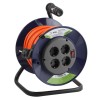 Удлинитель на пластик. катушке 4х30м с заземл. 6А IP20 RPx-4es-3х0.75-30m ПВС 3х0.75 Эра Б0043052