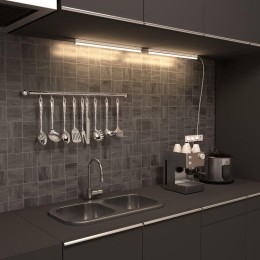 Светильник светодиодный Black 10Вт 4000К IP20 740лм 170-264В 561х22х36мм ДВО линейный накладной бел.