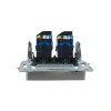 Розетка компьютерная двойн. СП RJ45 кат.6 BRITE РК11-2-БрА механизм алюм. IEK BR-K20-2-K47