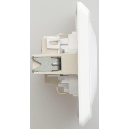 Розетка 1-м СП Этюд 16А IP20 250В с заземл. защ. шторки бел. SE PC16-004B