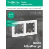 Рамка 2-пост. AtlasDesign универс. лотос SE ATN001302