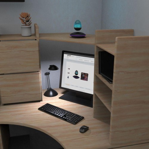 Колонка беспроводная LV 5Вт RGB 220-240В/5В аккум. Li-ion 900мА левитация LED GAUSS LV002