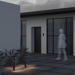 Светильник Wall Street 2х50Вт GU10 IP54 ландшафтный Maytoni O010FL-02B