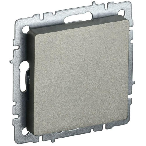 Заглушка c суппортом BRITE МЗ10-БрШ механизм шампань IEK BR-PL10-K37
