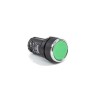 Кнопка нажимная моноблочная 22мм IP 40 2НЗ зел. EMAS MB202DY
