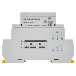 Реле задержки выключения ORT 1 контакт 230В AC IEK ORT-B1-AC230V