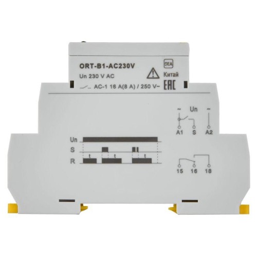 Реле задержки выключения ORT 1 контакт 230В AC IEK ORT-B1-AC230V