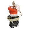 Кнопка управления "Грибок" LAY5-BS142 d22мм 1НЗ 240В с ключом красн. KARAT IEK BBG50-LAY5-K04