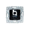 Розетка компьютерная СП RJ45 кат.6 BRITE РК11-БрГ механизм графит IEK BR-K10-2-K53