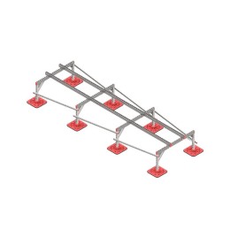 Конструкция опорная для установки оборудования TECHNORAPTOR FOOT 1200х4000 тип 1 HD КМ TR0225
