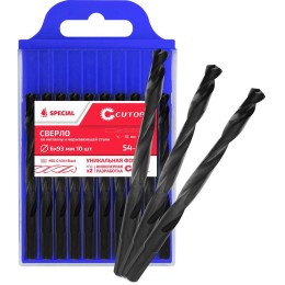 Сверло по металлу Special HSS-G 5.5х93/51мм (уп.10шт) Cutop 54-951