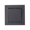 Выключатель 1-кл. СП BRITE ВСР10-1-0-БрГ 10А в сборе графит IEK BR-V10-0-10-K53-F