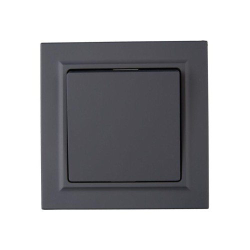 Выключатель 1-кл. СП BRITE ВСР10-1-0-БрГ 10А в сборе графит IEK BR-V10-0-10-K53-F