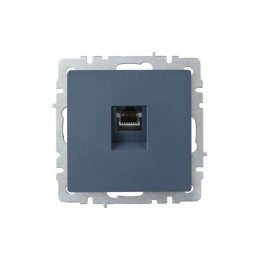 Розетка компьютерная СП RJ45 кат.6 BRITE РК11-БрМ механизм маренго IEK BR-K10-2-K35