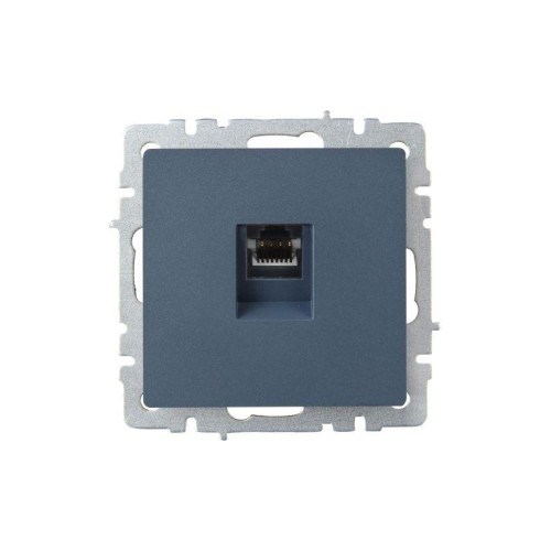 Розетка компьютерная СП RJ45 кат.6 BRITE РК11-БрМ механизм маренго IEK BR-K10-2-K35
