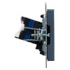 Розетка компьютерная СП RJ45 кат.6 BRITE РК11-БрМ механизм маренго IEK BR-K10-2-K35