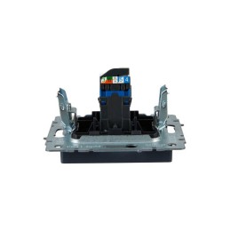 Розетка компьютерная СП RJ45 кат.6 BRITE РК11-БрМ механизм маренго IEK BR-K10-2-K35