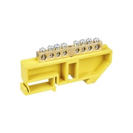 Шина PE "земля" на DIN-изол. ШНИ-6х9-8-Д-Ж IEK YNN10-69-8D-K05