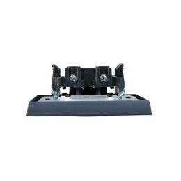 Розетка СП BRITE РСР10-1-0-БрМ 10А в сборе без заземл. без защ. шторок маренго IEK BR-R10-10-K35-F