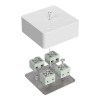 Коробка огнестойкая для кабель-канала 40-0450-FR6.0-8 Е15-Е60 RAL9003 75х75х30 Промрукав 40-0450-FR6