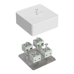Коробка огнестойкая для кабель-канала 40-0450-FR6.0-8 Е15-Е60 RAL9003 75х75х30 Промрукав 40-0450-FR6