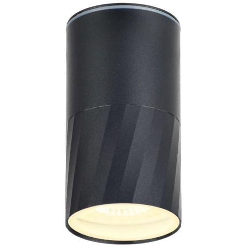 Светильник 5222 GU10 IP65 уличный потолочный черн. IEK LT-UPU0-5222-GU10-1-K02
