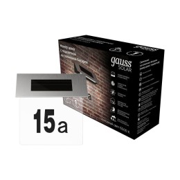 Номер дома LED Solar 6500К на солнечн. батарее GAUSS GS091