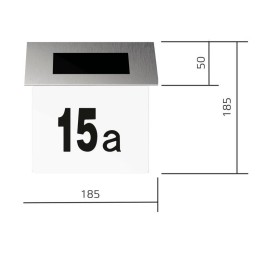 Номер дома LED Solar 6500К на солнечн. батарее GAUSS GS091