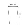 Стакан LCUP Birthday 3XLR44 с подсветкой LED IP20 GAUSS LC002