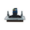 Розетка компьютерная СП RJ45 кат.6 BRITE РК11-БрТБ механизм бронза IEK BR-K10-2-K45