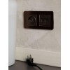 Розетка компьютерная двойн. СП RJ45 кат.6 BRITE РК11-2-БрТБ механизм бронза IEK BR-K20-2-K45