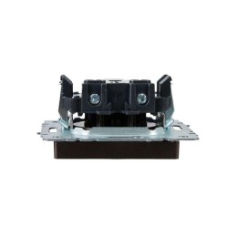 Розетка СП BRITE РСш10-2-БрТБ 10А без заземл. защ. шторки механизм бронза IEK BR-R13-10-K45