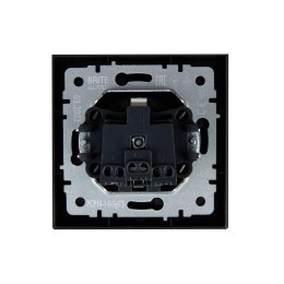 Розетка СП BRITE РСР14-1-0-БрТБ 16А в сборе с заземл. защ. шторки бр. IEK BR-R14-16-K45-F