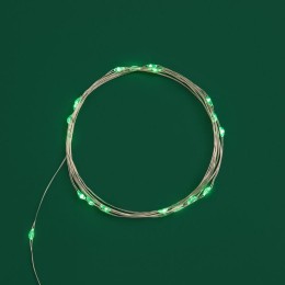 Гирлянда светодиодная "Роса" 2м 20LED зел. 2Вт 4.5В IP20 провод прозр. Neon-Night 303-008